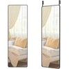 Songmics 120 x 40 cm stačiakampio formos stačiakampio formos veidrodis su juodu rašalu