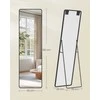 Songmics Veidrodis 150x40 cm juodos spalvos