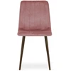 Veliūrinė kėdė, tamsiai rožinė, 86 × 55 cm