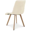 Vidaus kėdė, šviesiai smėlinė, 3 vnt.