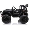 Lean Cars Vienvietis elektromobilis vaikams JEEP JC666, lakuotas juodas