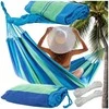 Garden hammock strong rocking cover hanging ropes