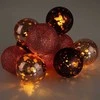 Decorative Lighting Kalėdinė girlianda LED apšvietimui 10 violetinių 4 cm