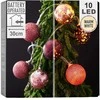 Decorative Lighting Kalėdinė girlianda LED apšvietimui 10 violetinių 4 cm