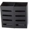 Wall-mounted cutlery organiser drainer