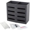 Wall-mounted cutlery organiser drainer