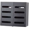 Wall-mounted cutlery organiser drainer