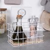 Hs Decoration Metalinė virtuvės lentyna 21x12,5x24 cm balta