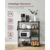 Songmics Vasagle Virtuvės lentyna su 2 metaliniais krepšeliais ir kabliukais