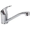 Kitchen mixer tap chrome long