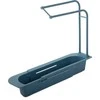 Virtuvinis stovas kriauklei, reguliuojamas, žalias, 50x27x8,5 cm