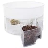 Rotating organiser for kitchen drawer container