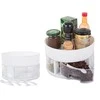 Rotating organiser for kitchen drawer container