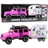 Lean Toys Visureigis su arklio priekaba, šviesos ir garsai, 40 cm