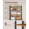 Songmics Vonios lentyna 24 × 60 × 173 cm
