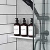 Bathroom Solutions Dušo lentyna 32x11,5x12 cm - Balta - Su siurbimo taurėmis