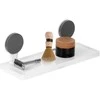 Bathroom Solutions Dušo lentyna 32x11,5x12 cm - Balta - Su siurbimo taurėmis