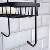 Orion Vonios lentynėlė Vilde, metalinė, juoda, 22x19x54,5 cm