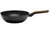 Wok keptuvė granitine danga, juoda, 28 cm