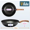 Wok keptuvė su granitine danga, juoda, Ø 32 cm