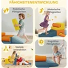 AIYAPLAY 9 dalių minkštų statybinių blokelių rinkinys, minkšti blokeliai statybai ir žaidimams, patalpose naudojamas žaidimų rinkinys mažyliams, putplastis, spalvotas AIYAPLAY