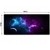 Pelės kilimėlis žaidimams XXL 80x30 cm su kosmoso grafika