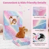 Žaidimų sofa Pilka dinozauras / Vaivorykštinė vienaragis