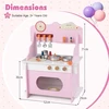 Žaislinė virtuvė Rožinė/Balta/Pilka