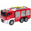 Lean Toys Žaislinis gaisrinės automobilis su vandens funkcija, šviesomis ir garsu