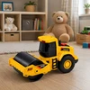 Lean Toys Žaislinis kelio volas 1:32 mastelio su šviesos ir garso efektais, geltonas ir juodas, 16 × 8 × 7 cm