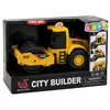 Lean Toys Žaislinis kelio volas 1:32 mastelio su šviesos ir garso efektais, geltonas ir juodas, 16 × 8 × 7 cm
