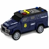Lean Toys Žaislinis SWAT automobilis su šviesos ir garso efektais, tamsiai mėlynas, 15 × 6,5 × 6,5 cm
