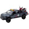 Lean Toys Žaislinis visureigis su motociklu, šviesomis ir garsais, 33.5 cm