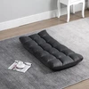 HOMCOM 3-in-1 sulankstoma grindų kėdė, reguliuojamas atlošas su 13 padėčių, sulankstomas gultas, sėdynės pagalvė, metalas, putplastis, 55 x 71 x 53,5 cm