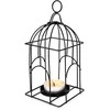 Marka Niezdefiniowana Home Styling Collection Žibintas žvakidė metalinis juodas 25 cm