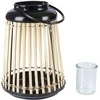 Home Styling Collection Žibintas žvakidė Bambukinis 33 cm
