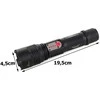 Tactical torch bailong cree led usb xml-l t6