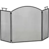 HOMCOM Židinio grotelės, Kibirkščių apsaugos grotelės 128 x 2 x 76,5 cm