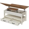 Songmics Kavos staliukas 50 x 100 x 49.1/64.1 cm