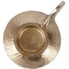 Lumarko Home Styling Collection Žvakidė aliuminė 12x9x5 cm auksinė
