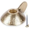 Home Styling Collection Žvakidė Aliuminis Auksinė 9x7,5x4 cm