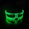 LED „Cyberpunk” futuristiniai akiniai belaidžiai
