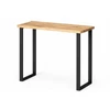 BERGAMO 115X65 ąžuolinis baro stalas : Apdaila - Be apdailos, Stalviršio briauna - 2+2 cm