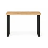 BERGAMO S 115X65 ąžuolinis stalas : Apdaila - Be apdailos, Stalviršio briauna - 2+2 cm