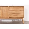 FUTURA 136cm Ąžuolinė komoda : Apdaila - Be apdailos