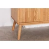 FUTURA 136cm Ąžuolinė komoda : Apdaila - Be apdailos