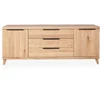 HUGO 180cm Ąžuolinė komoda : Apdaila - Be apdailos, Aukštis - 72cm