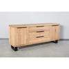HUGO R 180cm Ąžuolinė komoda : Apdaila - Be apdailos