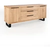 HUGO R 180cm Ąžuolinė komoda : Apdaila - Be apdailos
