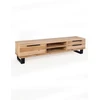 HUGO R 180cm Ąžuolinis TV staliukas : Apdaila - Be apdailos